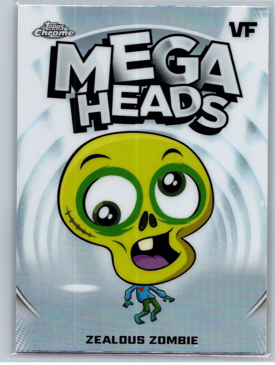 2026 Topps Chrome VeeFriends #M-24 Zealous Zombie Mega Heads