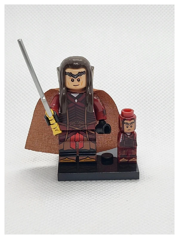Figurine Type Lego - Le Seigneur des Anneaux - Elrond (Lego-style Figure - LOTR - Elrond)