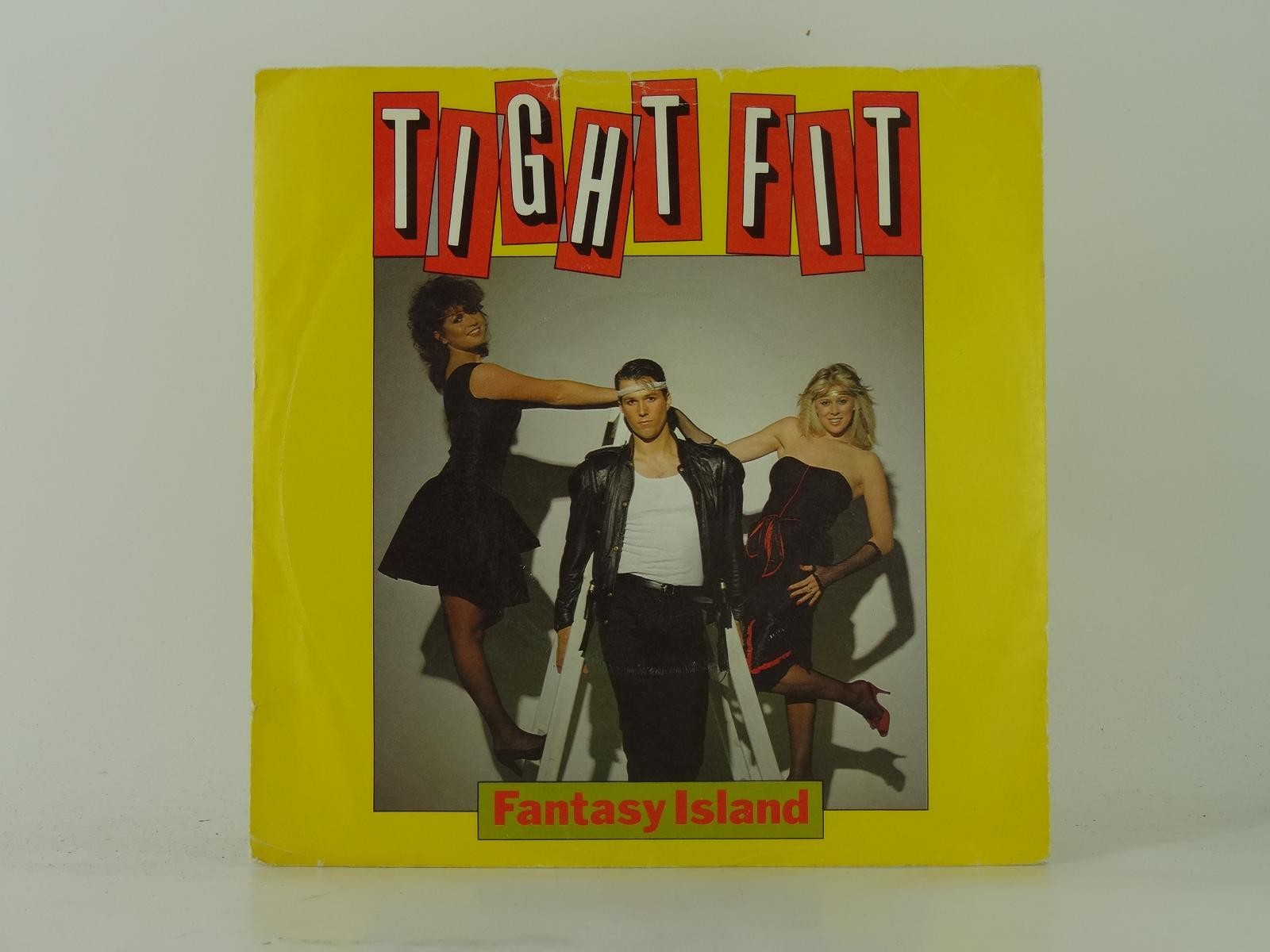 TIGHT FIT FANTASY ISLAND (63) 2 Track 7" Single including Picture Sleeve JIVE RE