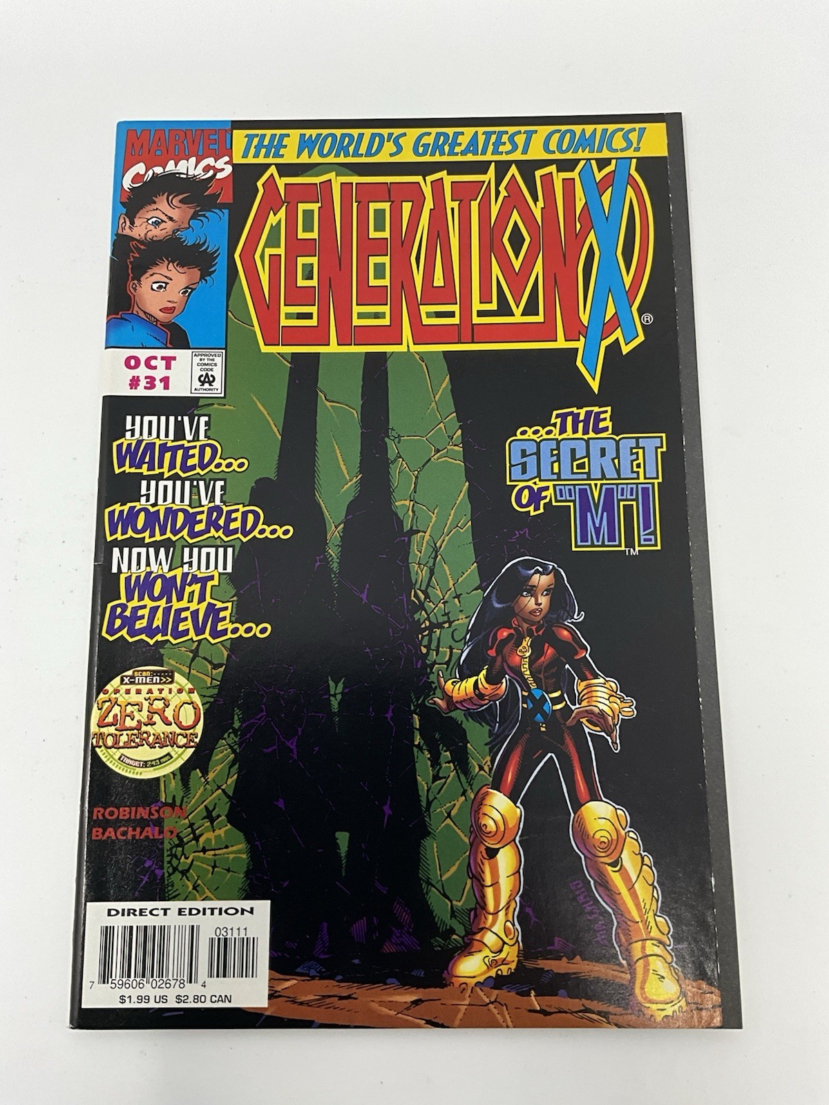 Generazione X #31 (1997) fumetto Marvel quasi nuovo alta qualità mai letto!