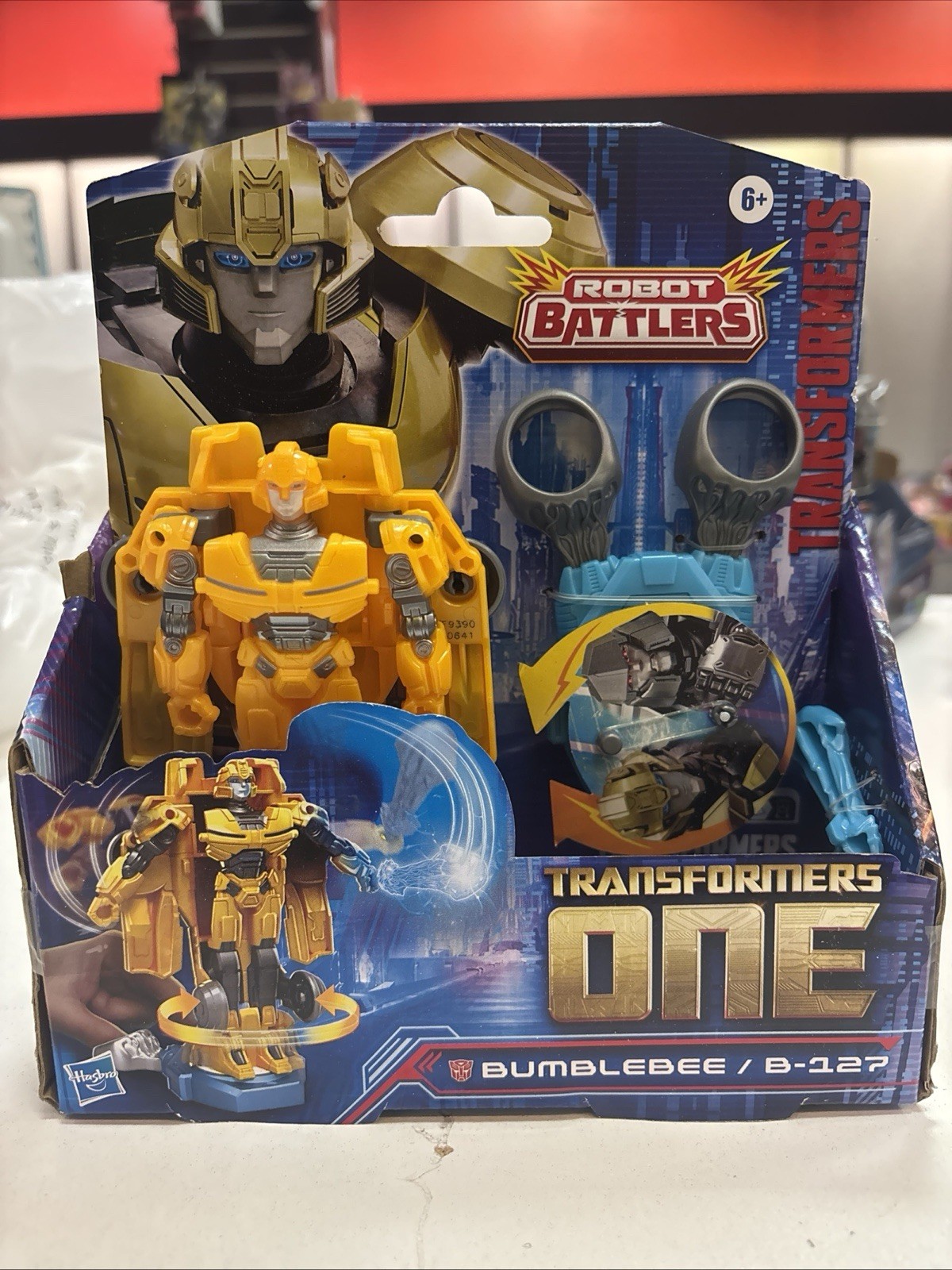 Transformers ONE Bumblebee B-127 Robot Battlers Hasbro Figura 2024 Film Giocattolo Nuovo