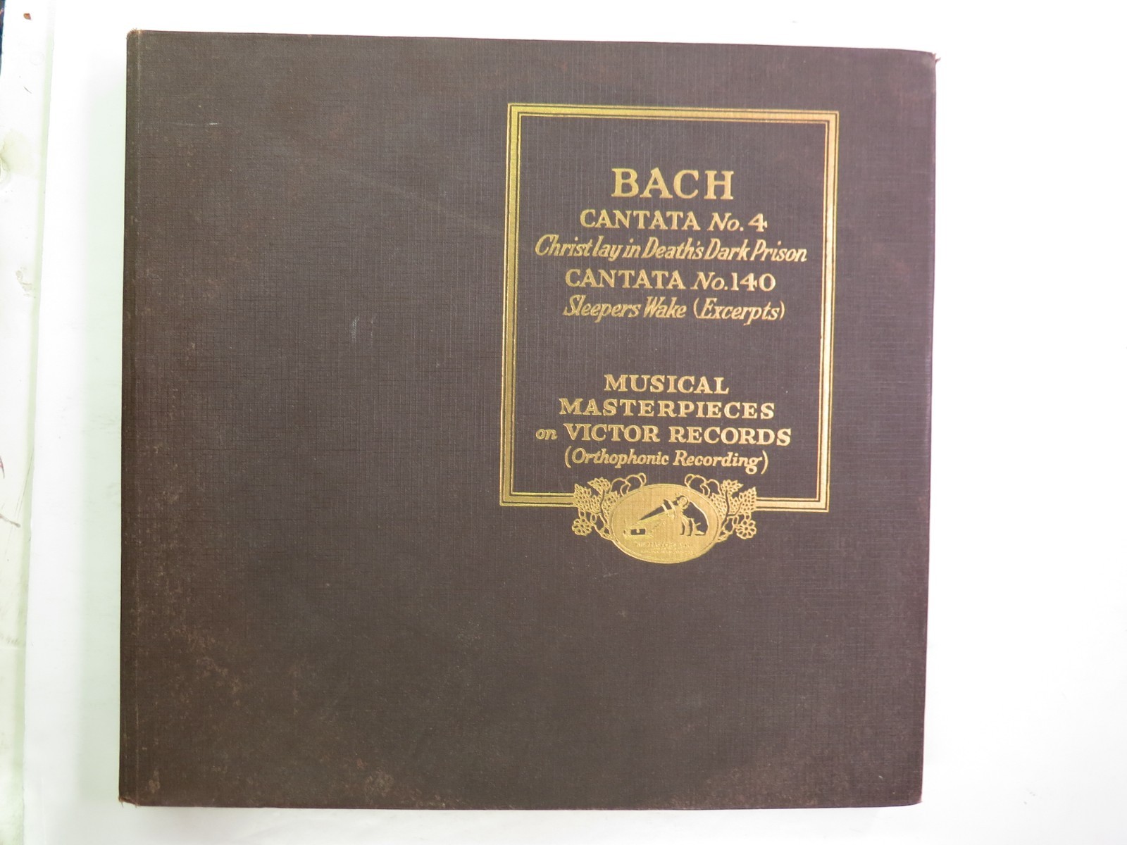 Orefeo Catala of Barcelona - VICTOR SET M 120 - Cantata No. 4 & 140 - 5 X 78 RPM