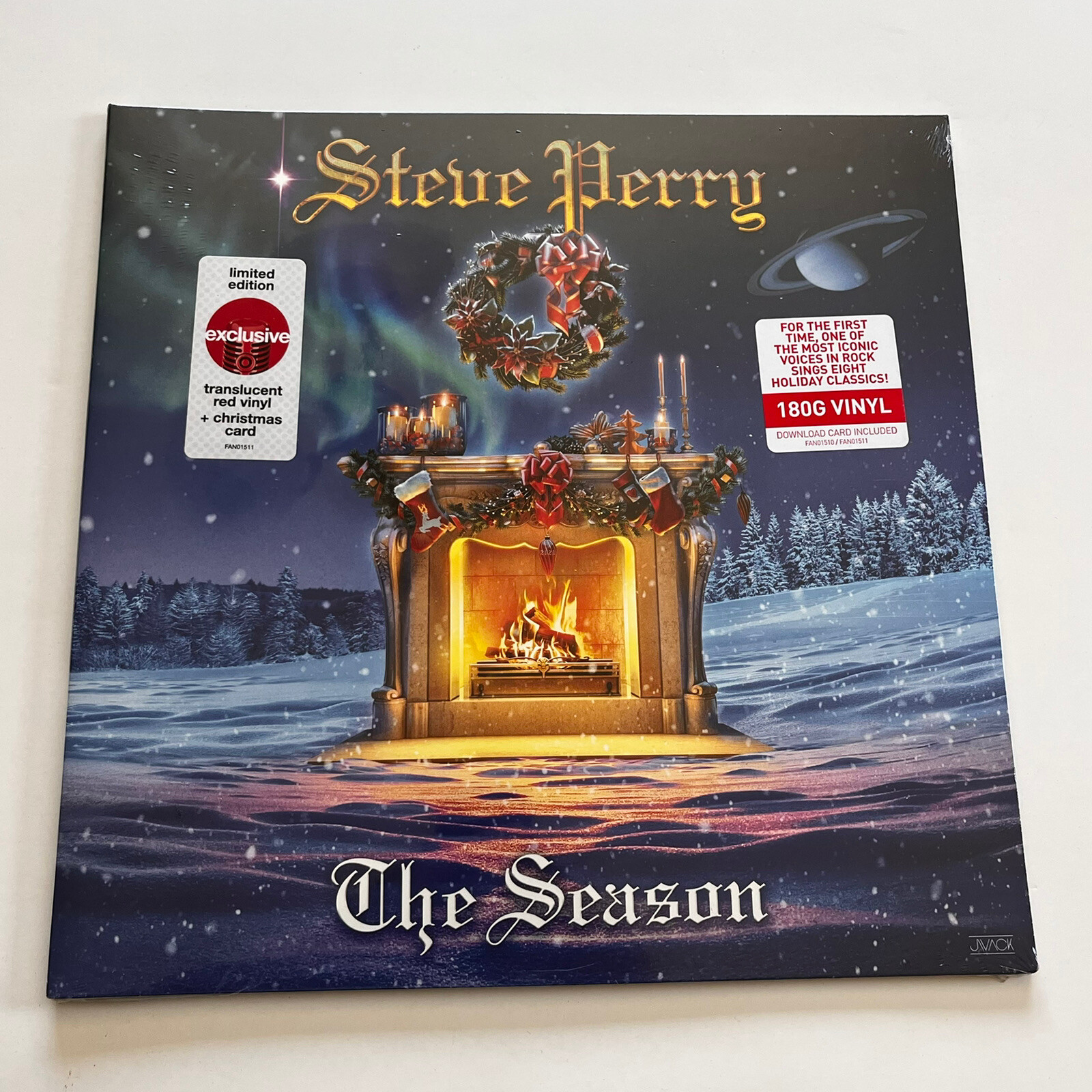 Steve Perry of Journey The Season Exclusive Red Colored Vinyl LP Christmas Album