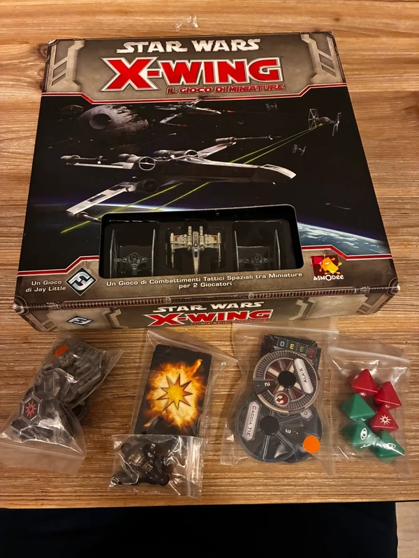 Star Wars X-Wing – Set Base 1ª Edizione Italiano – 3 Miniature