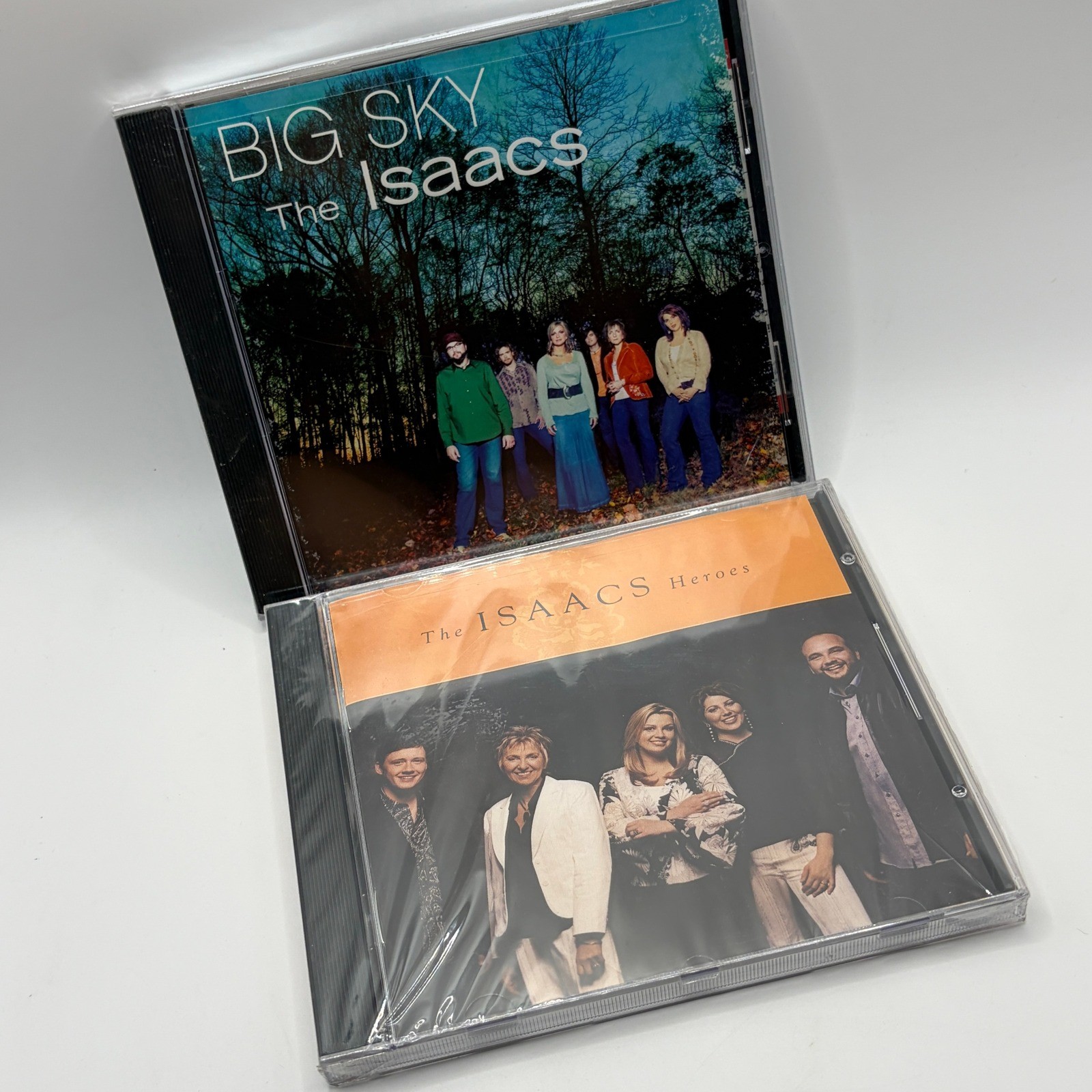The Isaacs Big Sky & Heroes 2 CD Lot New Sealed Bluegrass Gospel Music Gaither