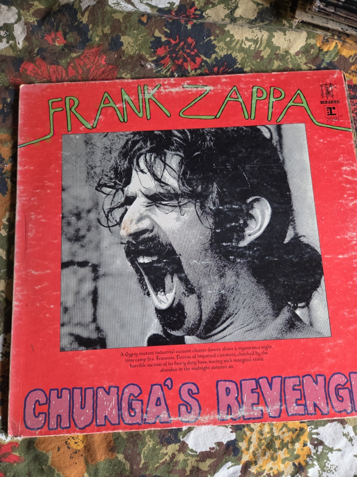 Frank Zappa Chunga's Revenge LP 1970 
