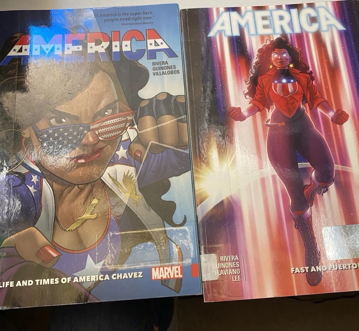 America Vol.1 & 2 Graphic Novels Complete Series Gabby Rivera Marvel X-library