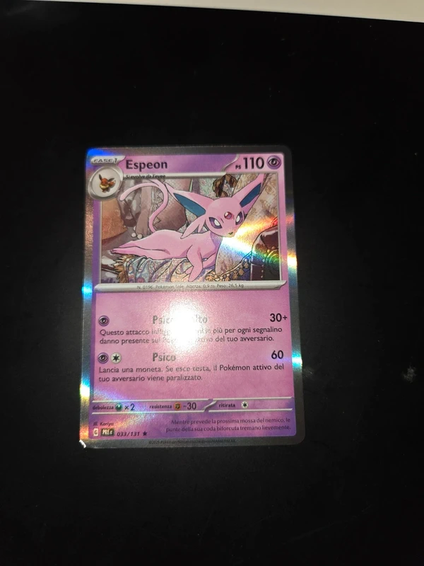 Espeon Holo Evoluzioni Prismatiche Ita