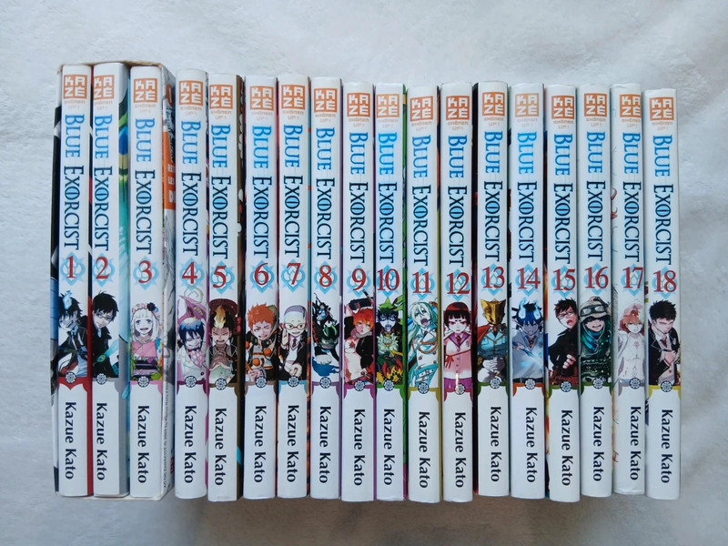 Lot mangas Blue Exorcist tomes 1 à 18