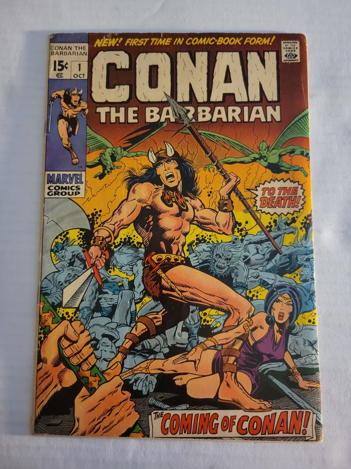 CONAN IL BARBARO #1 (1970) - MARVEL PRIMA APPARIZIONE NEI FUMETTI NYCC