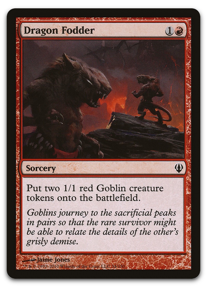 Dragon Fodder #34 (NM) Archenemy ARC Magic MTG