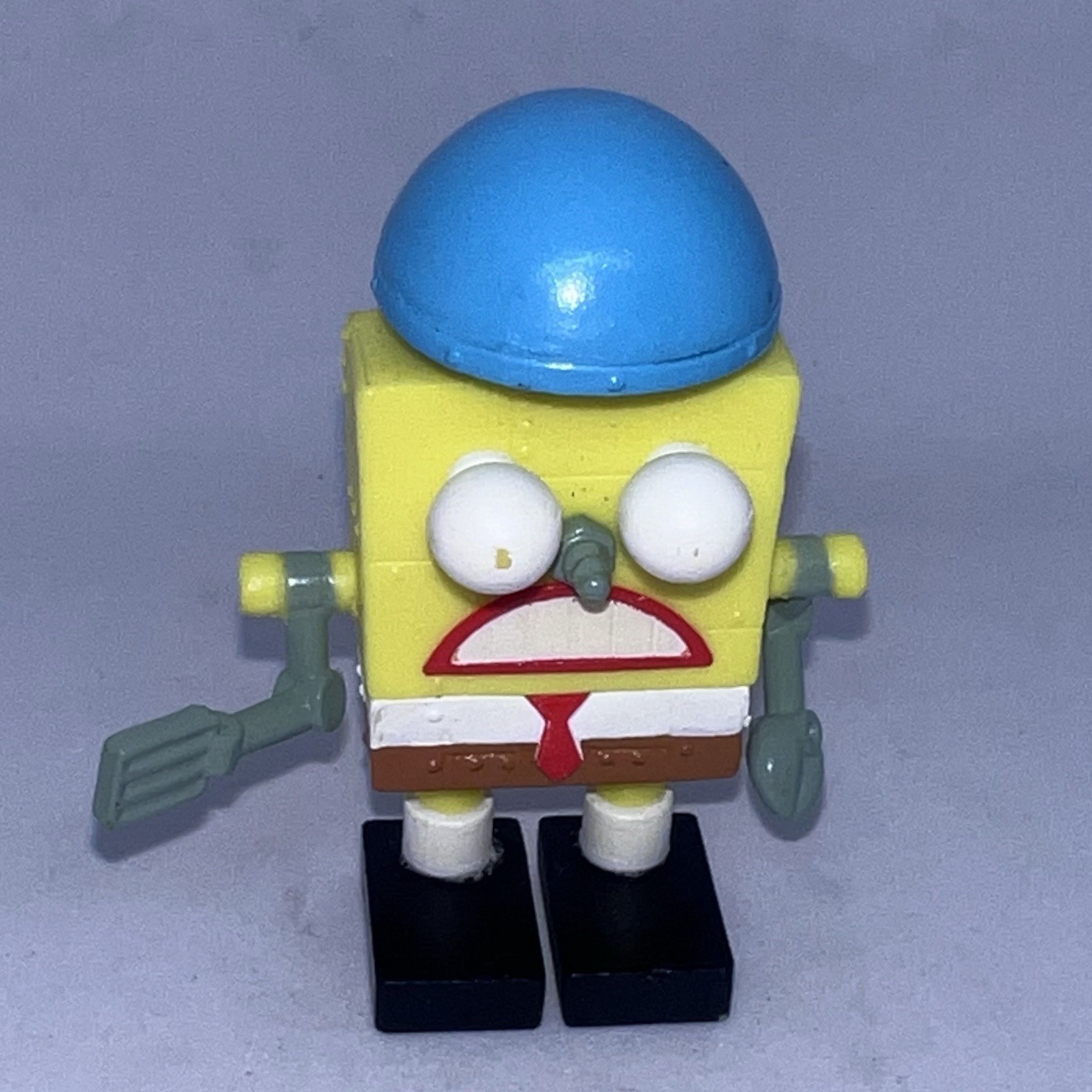 Spongebob Squarepants Robot Grill Monster Toy Mini Figure Spongebot RobotBob A2