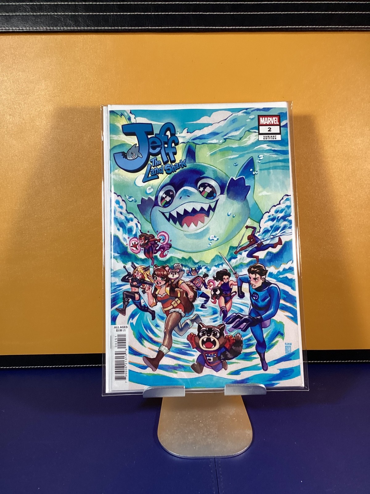 JEFF THE LAND SHARK (2025 MARVEL) #2E NM/MT 9,8💲CGC🟢READY💲RIAN GONZALES VAR