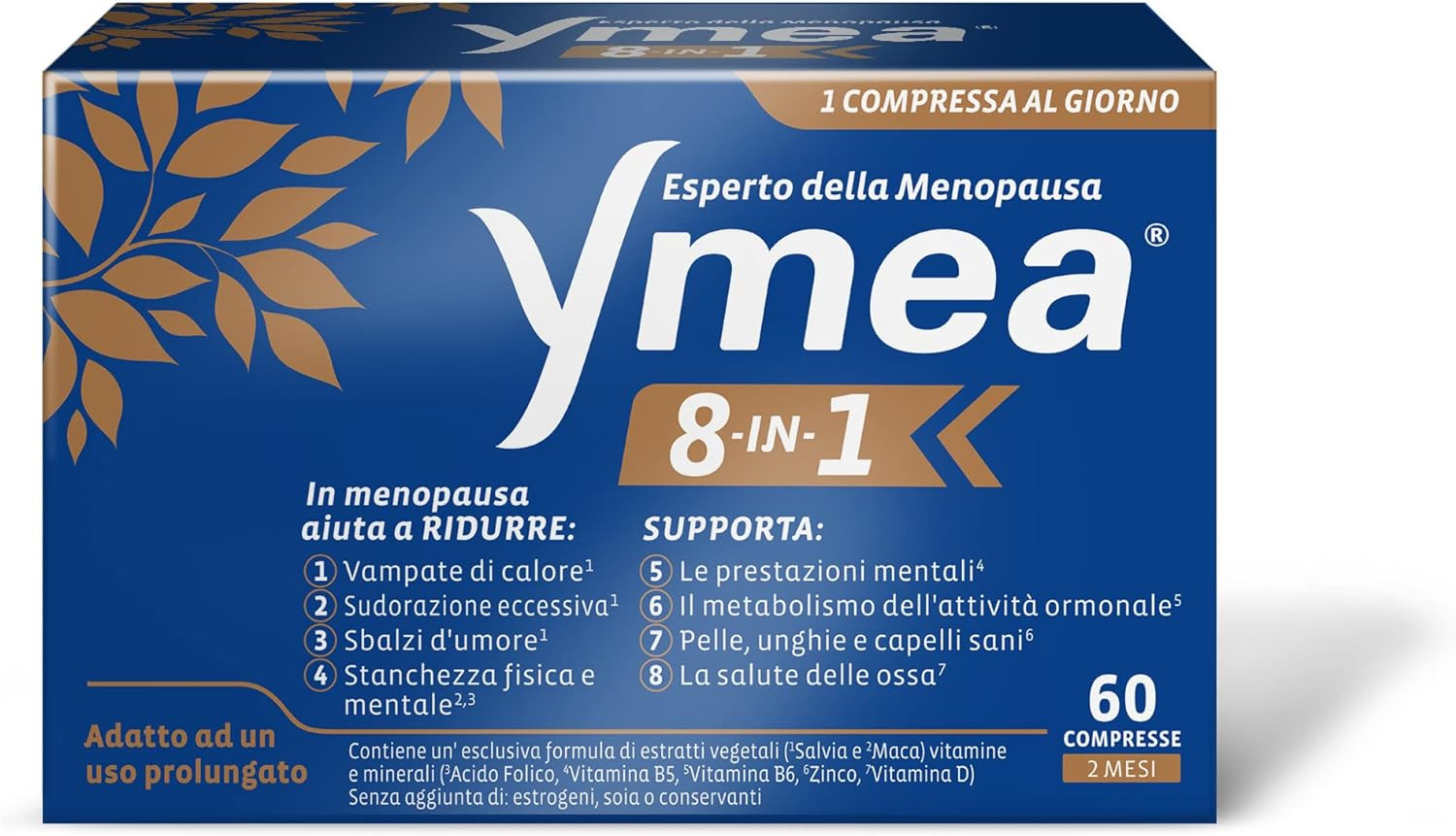 8 in 1 Integratore Alimentare Esperto Della Menopausa, Ottime Contro Gli 8 Distu