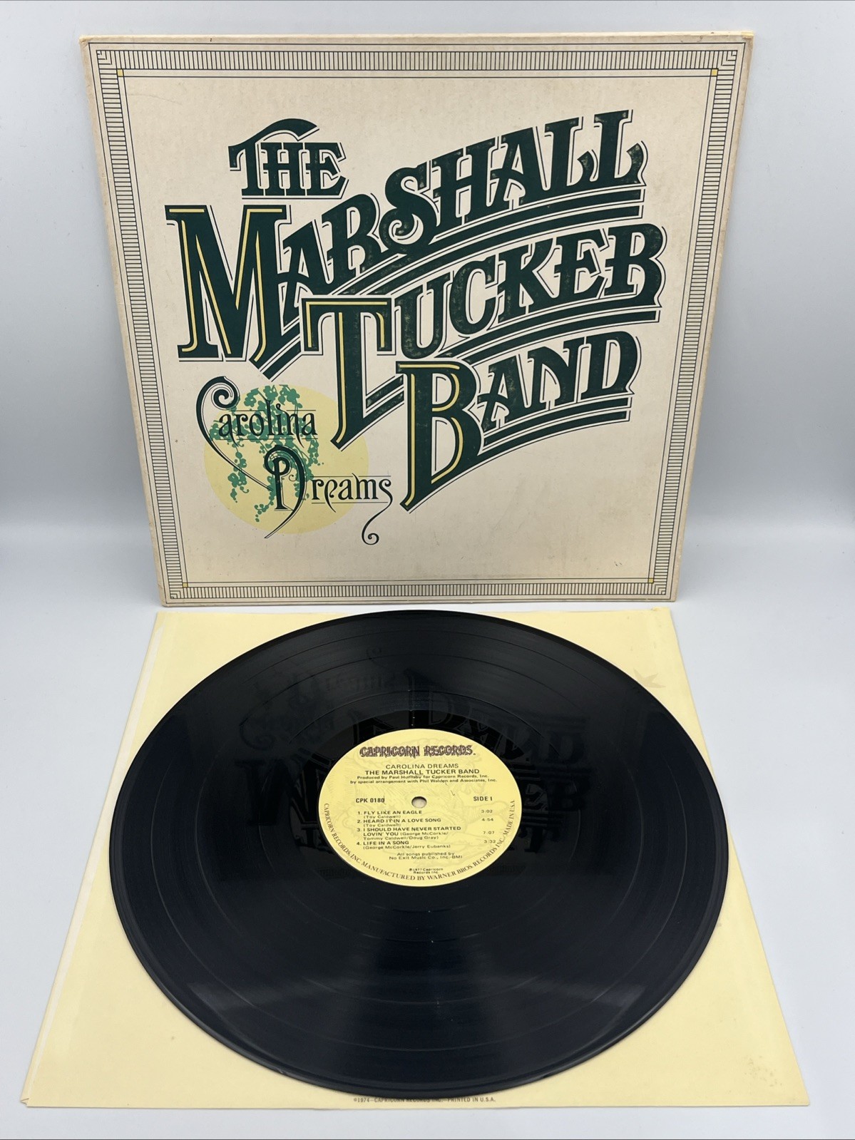 Marshall Tucker Band Carolina Dreams 1977 Capricorn CPK0180 Vinyl LP Tested EX