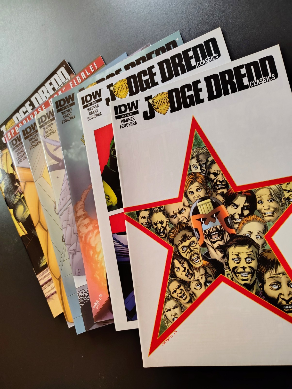 JUDGE DREDD CLASSICS (lot of 7) #3 4 5 6 7 8 + FCBD NM range IDW Comics '13-'14