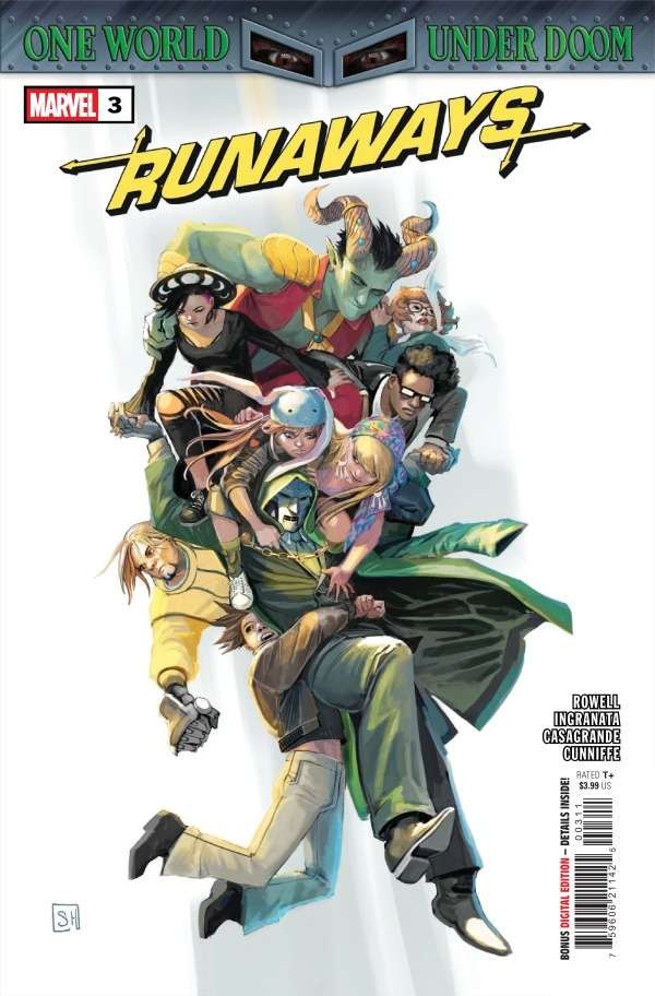 Runaways (6th Series) #3 VF/NM; Marvel | One World Under Doom - w/Bag+Board