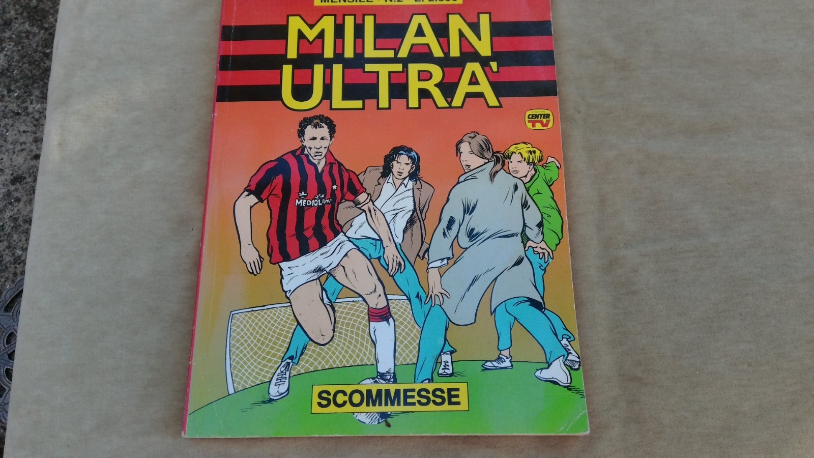 FUMETTO MENSILE "MILAN ULTRA'" N.2 NOVEMBRE 1991