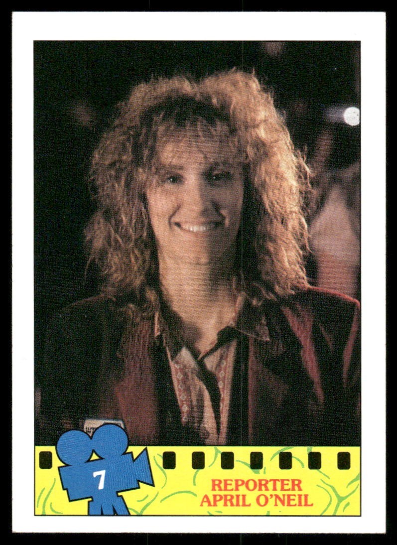 Teenage Mutant Ninja Turtles TMNT 1990 Movie Topps Card #7 (NM)