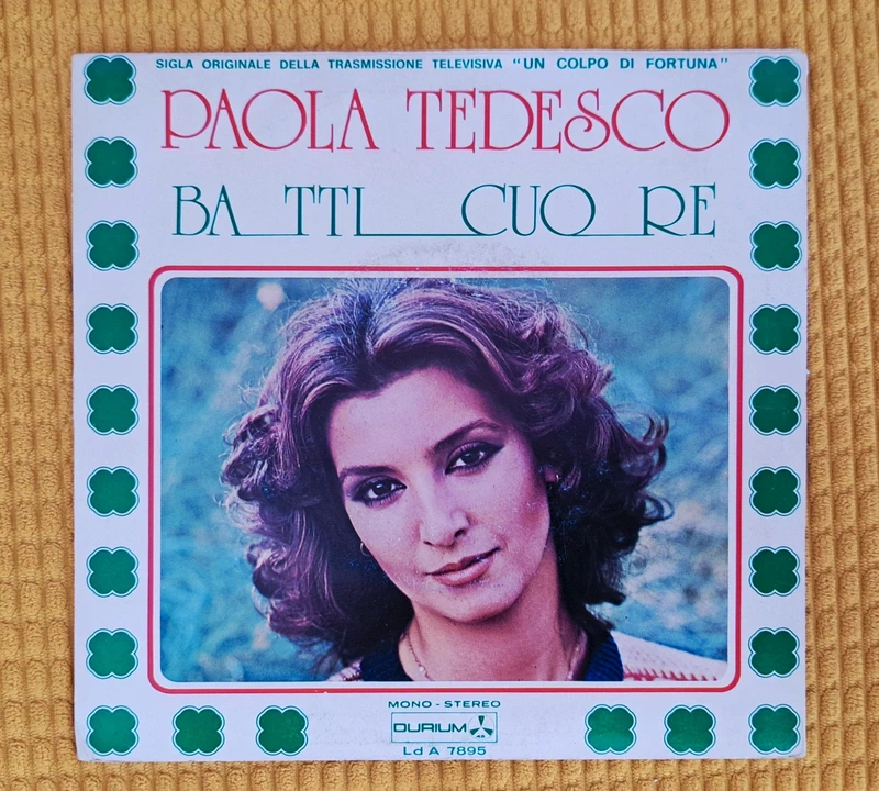 Paola Tedesco - Batticuore - 45 giri 1975 sigla di "Un colpo di fortuna"