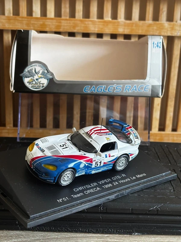 Eagle's Race Chrysler Viper GTS-R n°51 Team Oreca Le Mans 1998 1/43
