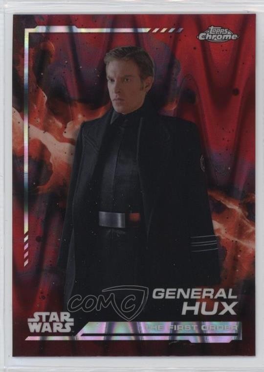 2024 Topps Chrome Star Wars Blaster Rosso RayWave Rifrattore General Hux #116 2k3