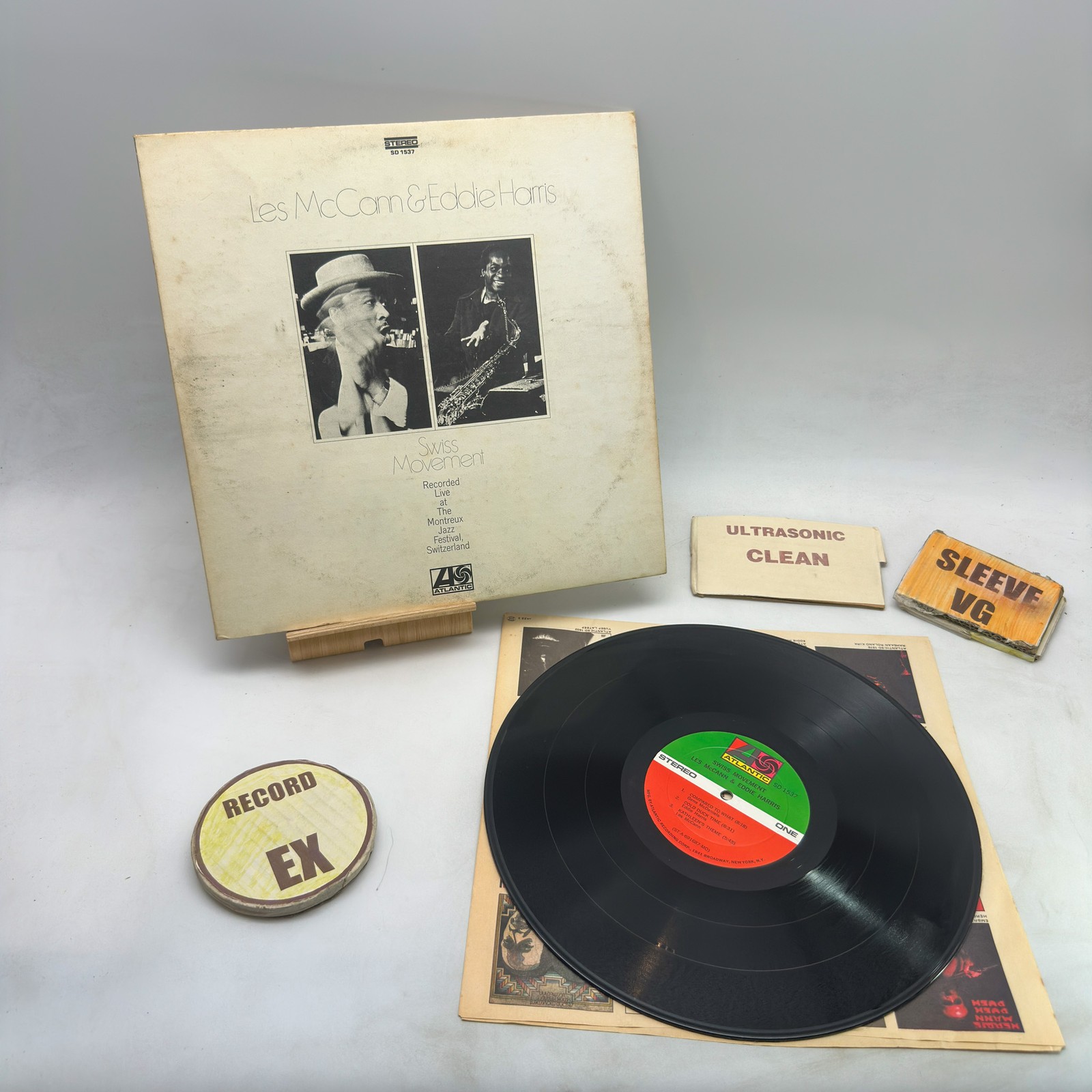 Les McCann & Eddie Harris - Swiss Movement EX/VG 1969 Monarch Ultrasonic Clean