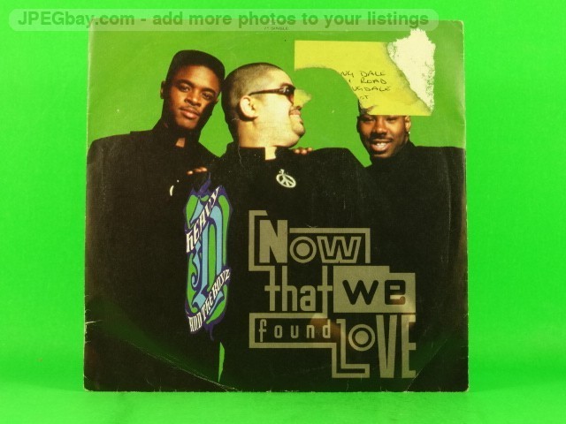 HEAVY D AND THE BOYZ NOW THAT WE FOUND LOVE (2) (146) 2 Track 7" Single includin