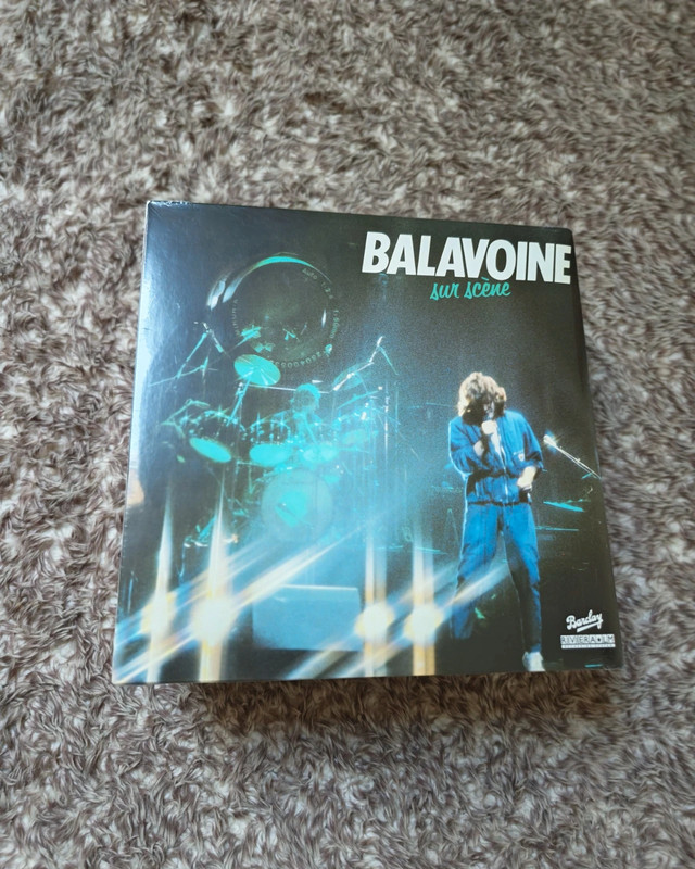 Vinyle Daniel Balavoine sur scène