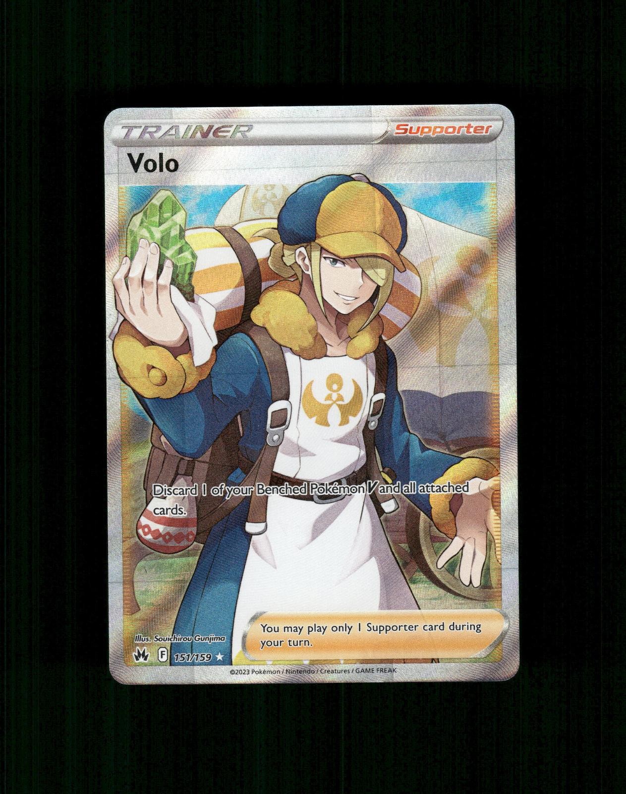 Pokemon Volo 151/159 Ultra Raro Corona Zenith Quasi Nuovo