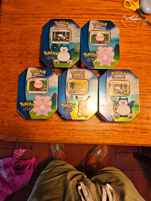 Tin pokemon go snorlax blissey pikachu