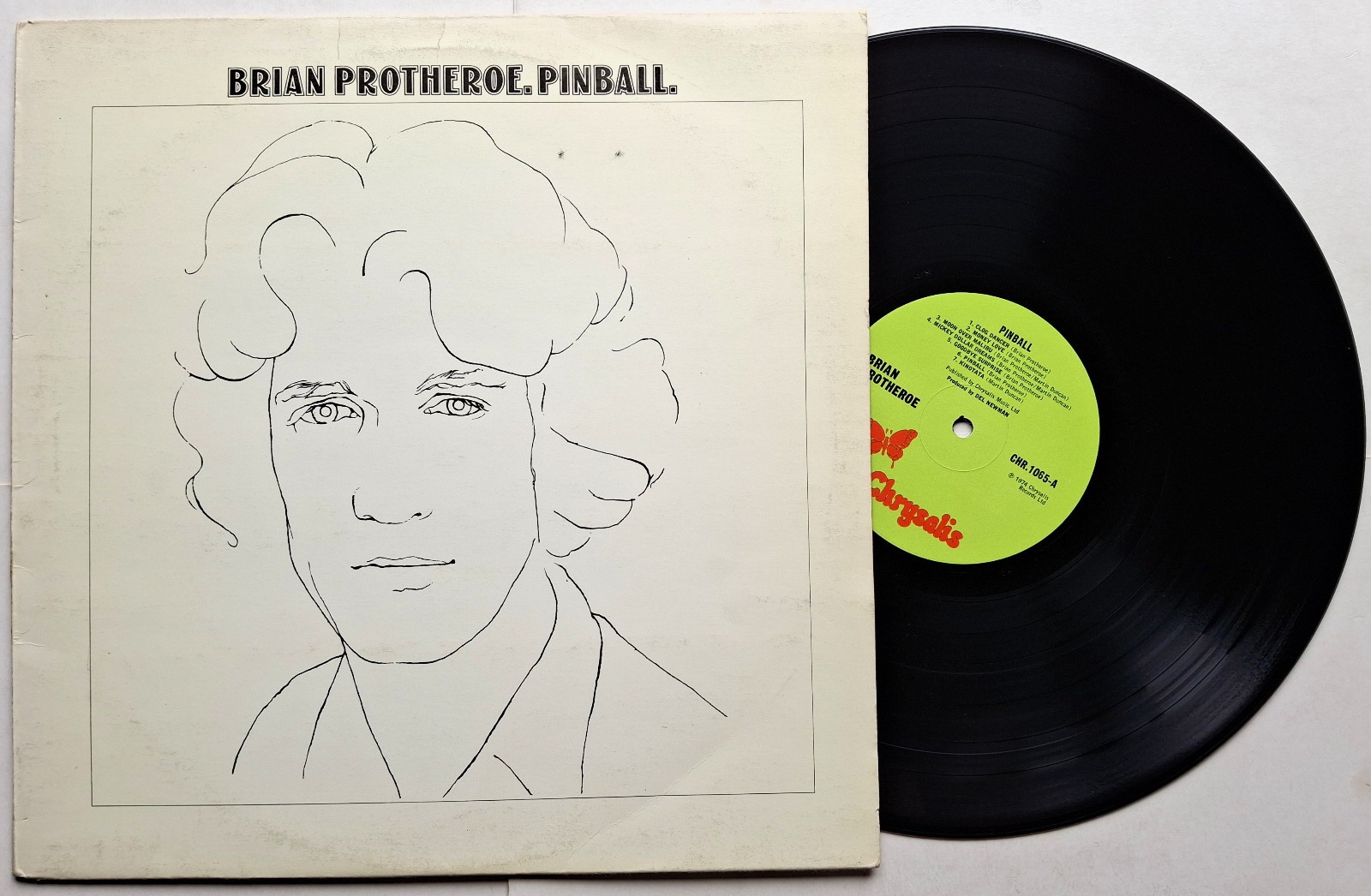 Brian Protheroe - Pinball - Ori UK Press Vinyl LP - Chrysalis 1974 - (Exc/VG+)