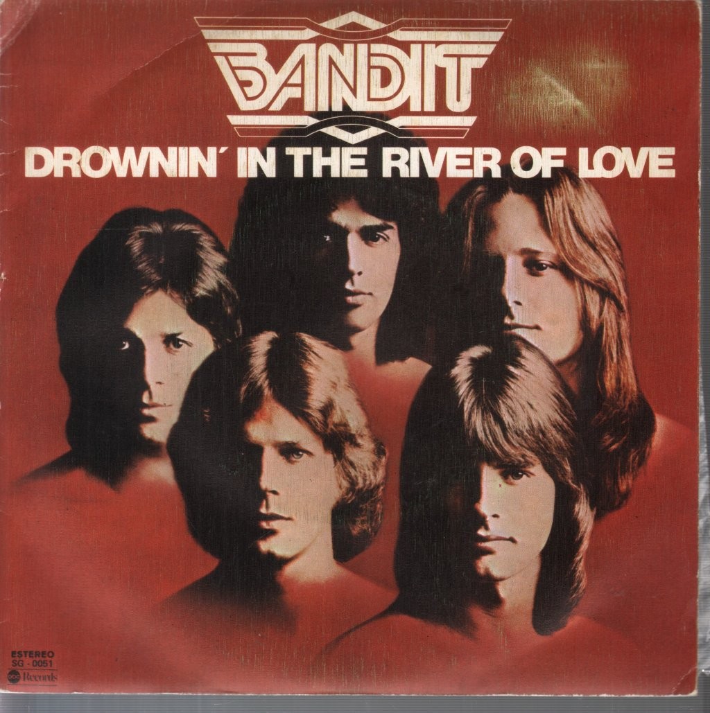 Bandit Drownin' In The River Of Love 7" Vinile Spagna Abc 1976 7" In Pic Sleeve