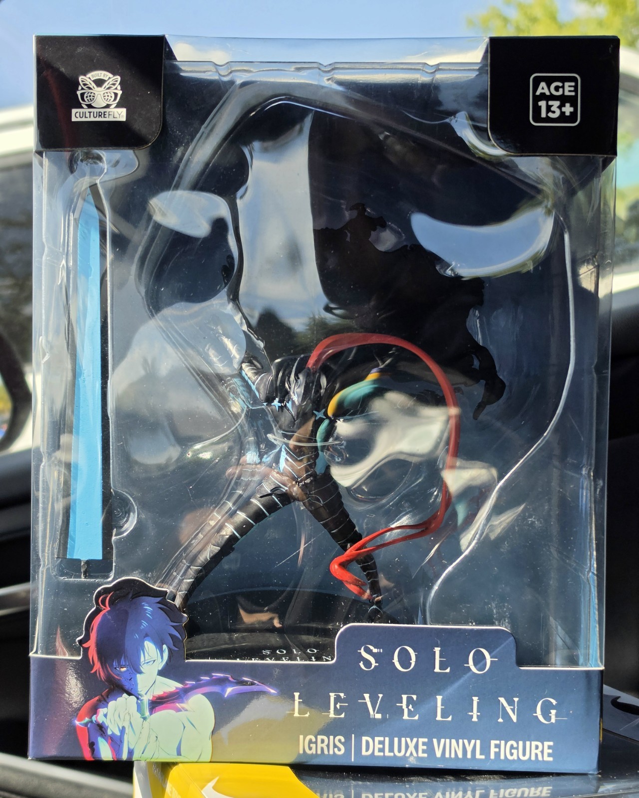 Culture Fly Solo Leveling Igris 9" Figura in Vinile Deluxe da Collezione Anime NUOVO NUOVO CON SCATOLA