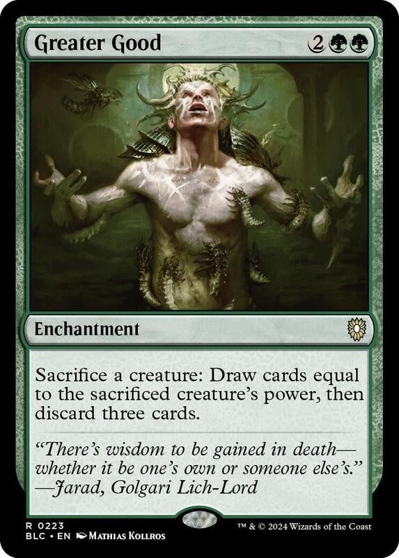 Greater Good - Commander: Bloomburrow (BLC) (x 1)  - MTG - EX/NM - 4RCards