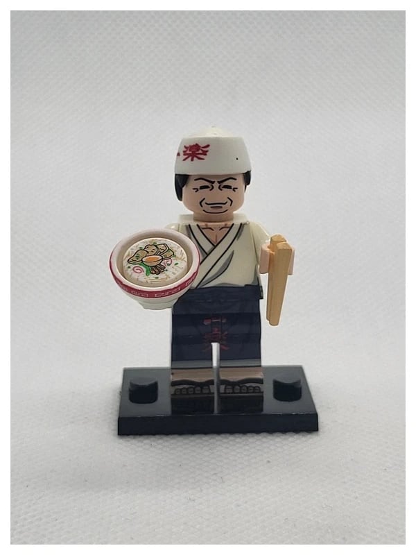 Figurine type Lego - Naruto Shippuden - teuchi Ichiraku (Lego-style Figure)