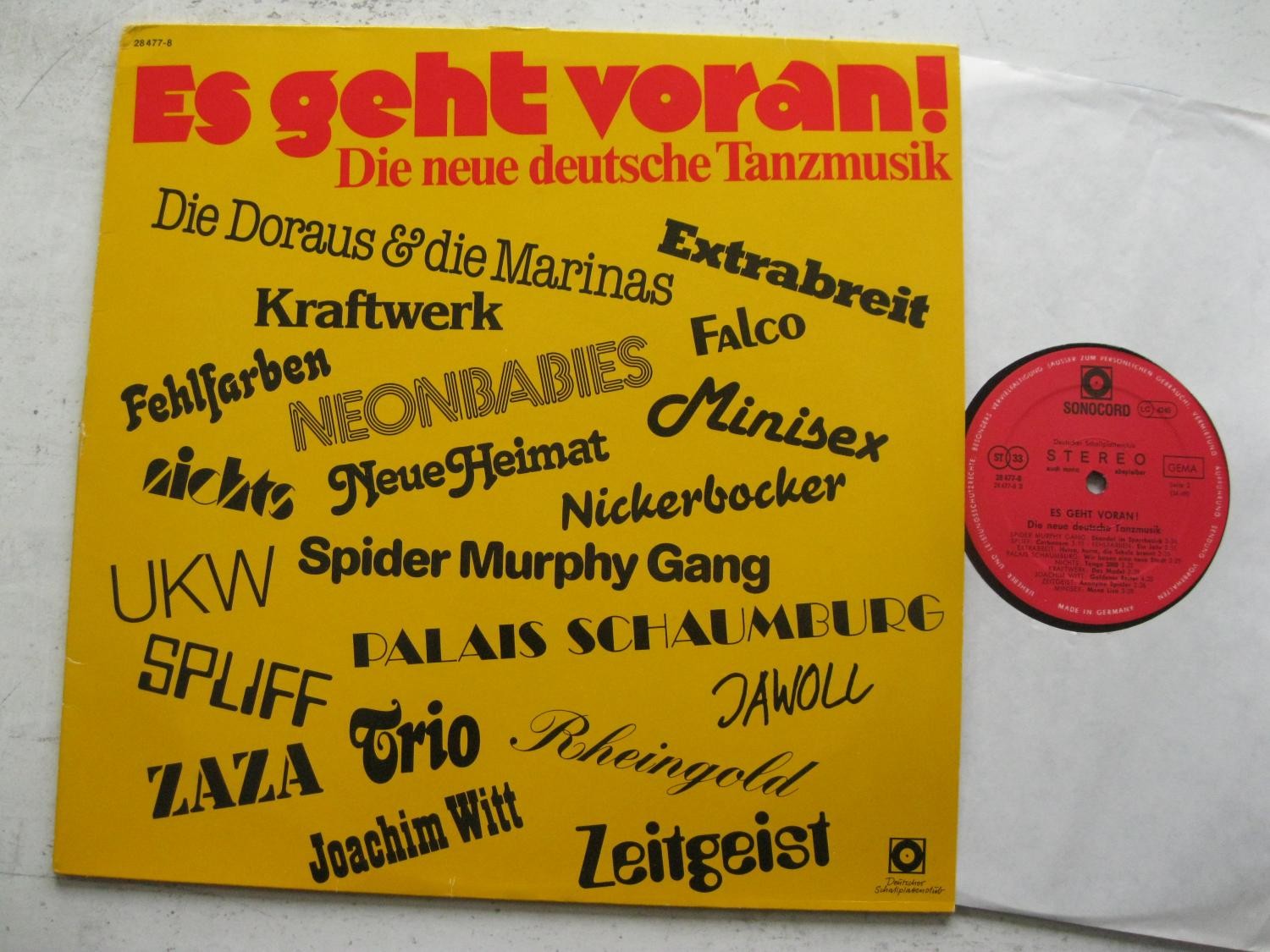 LP Es Geht Voran! Die Neue Deutsche Tanzmusik 1982 UKW TRIO FALCO ...