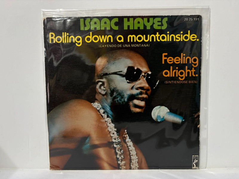 Single 7" / 45T - Isaac Hayes - rolling down a mountainside