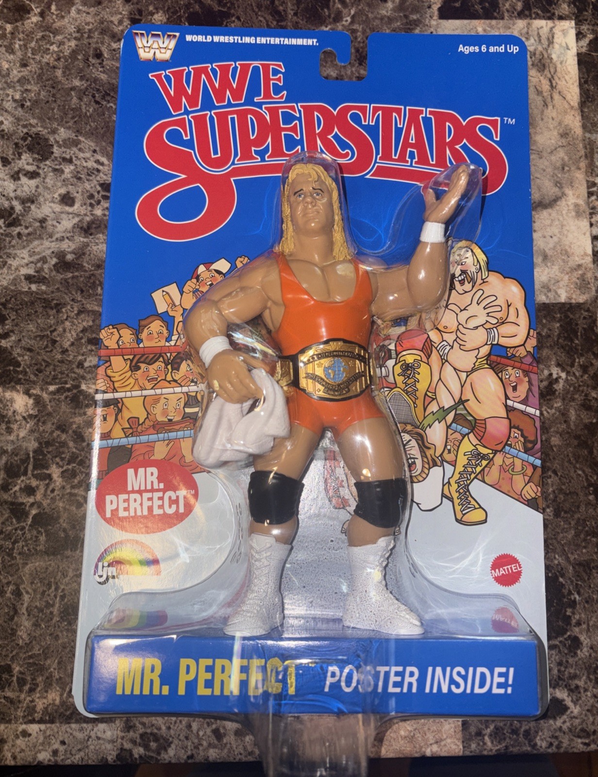 NEW FACTORY SEALED - 2026 MATTEL WWE WWF LJN SUPERSTARS - MR. PERFECT  BLUE CARD