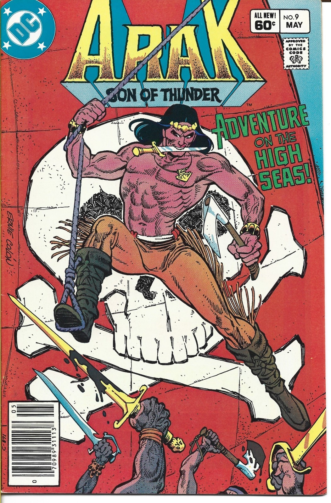 ARAK SON OF THUNDER #9 DC COMICS 1982 BAGGED AND BOARDED