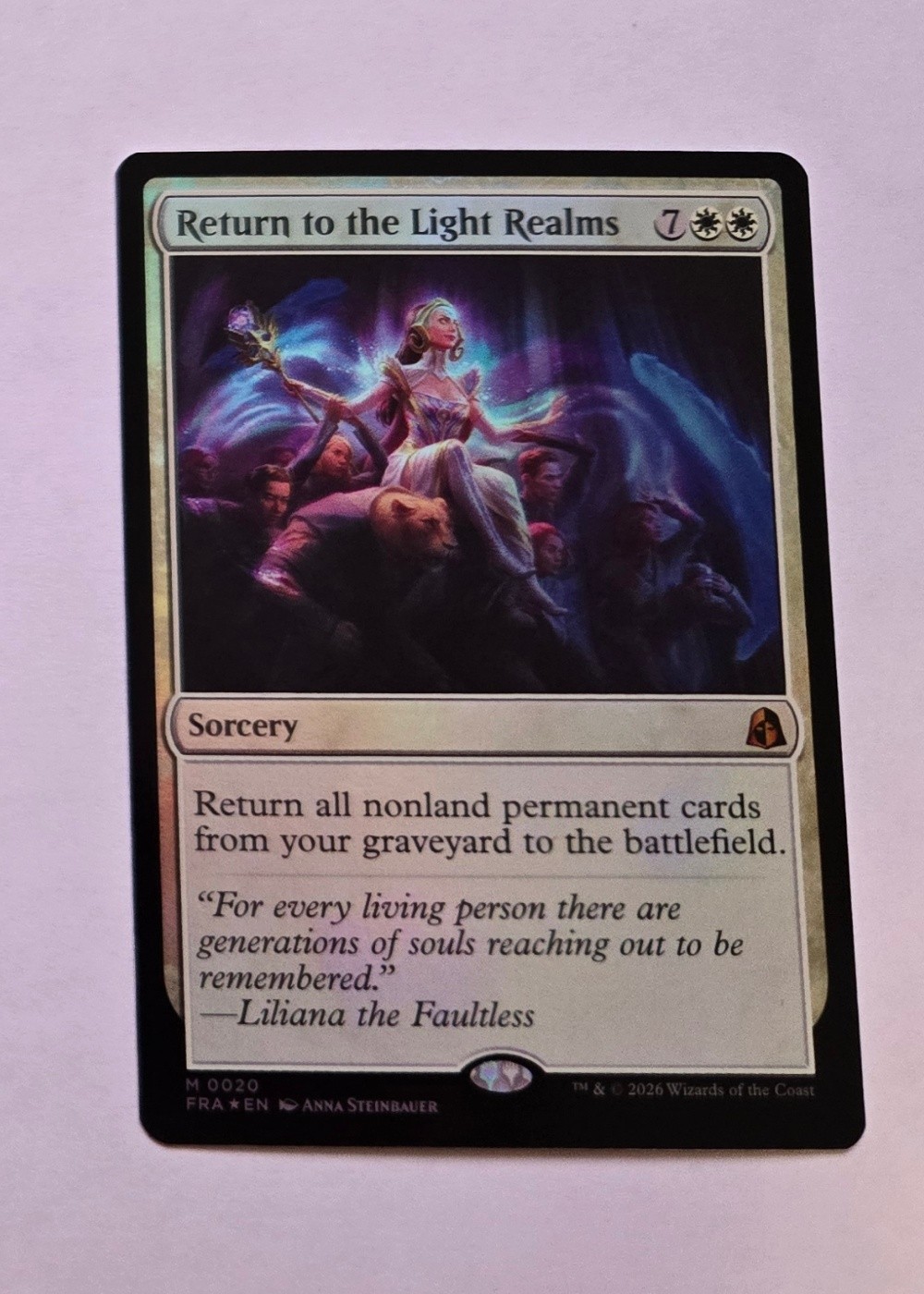 Foil Return to the Light Realms Reality Fracture 20 NM MTG