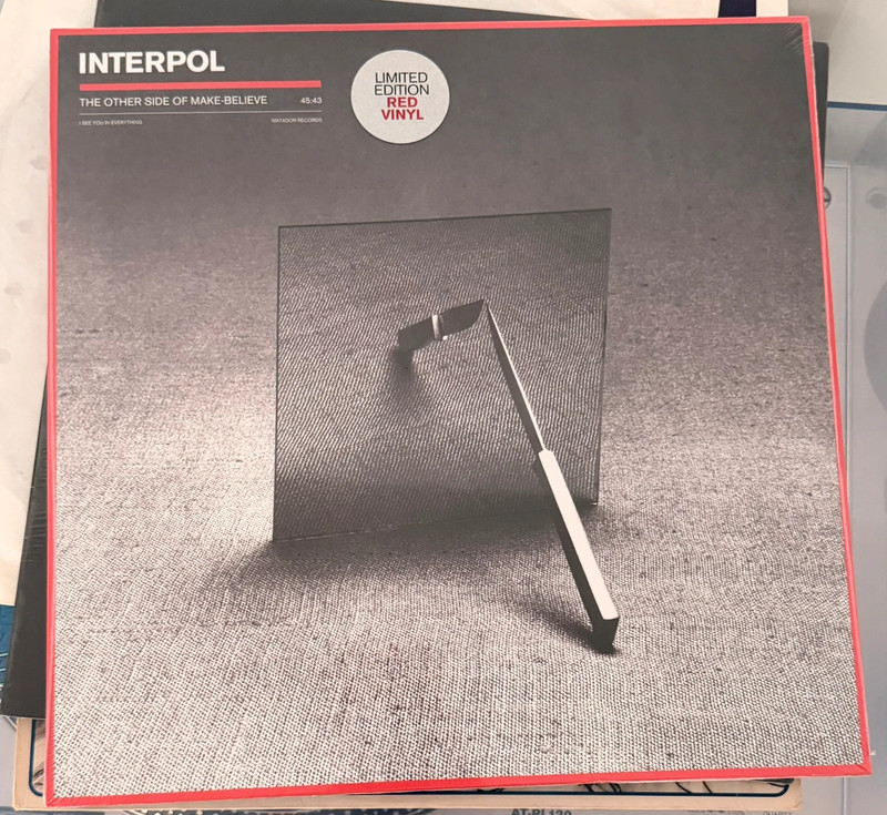 Interpol- the other side of make believe- red LP- sealed