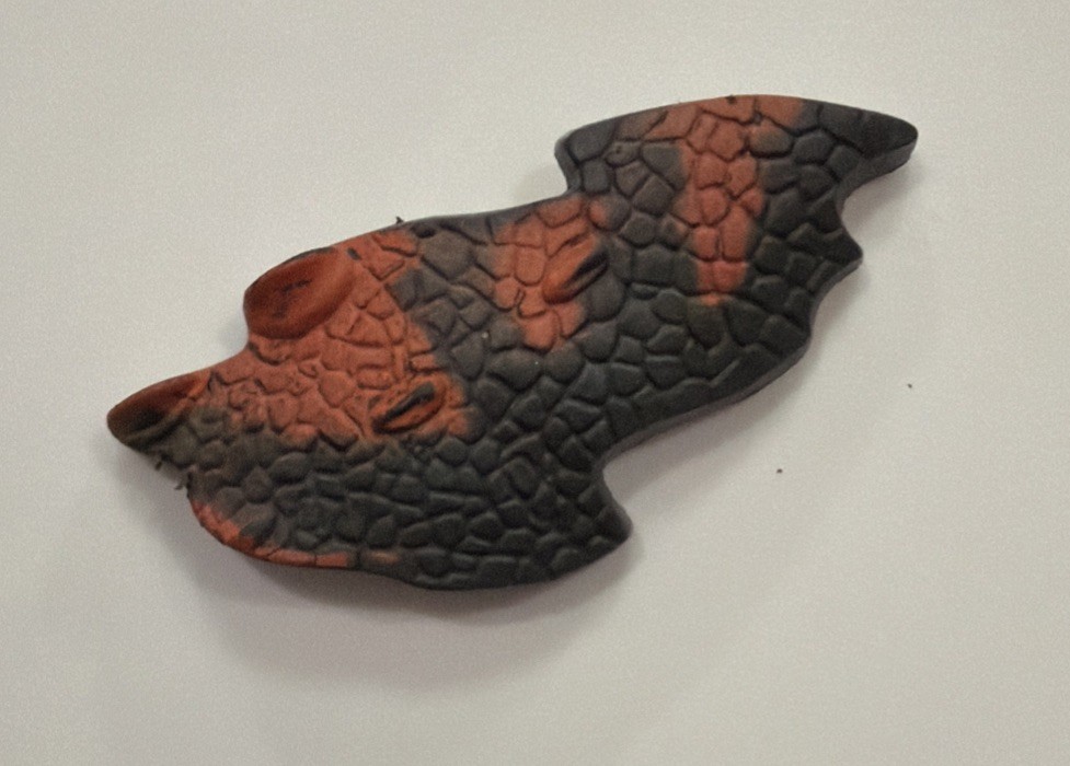 Jurassic Park Serie 2 Carnotaurus Demon Dinosaur 1994 Kenner Dino parte danneggiata