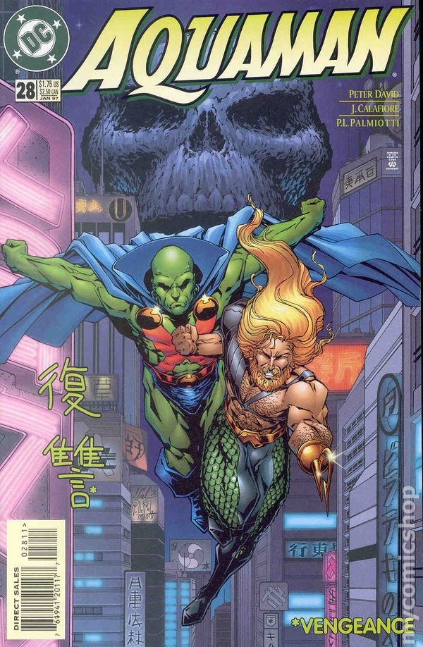 Aquaman #28 VF 1997 immagine stock