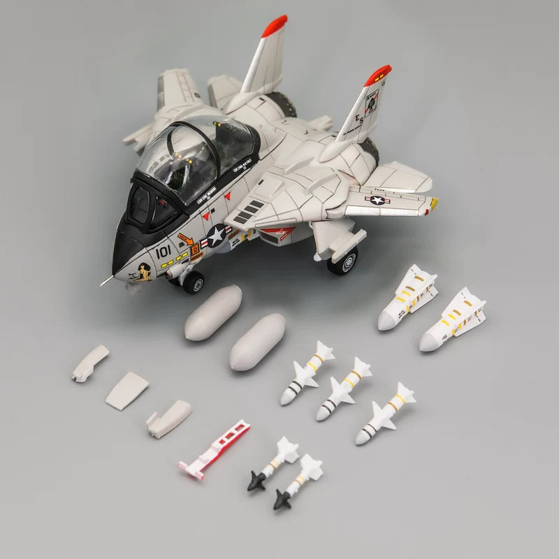 Modellino F-14A Carrier based Fighter (F-14A Fighter) tagliato stampato in 3D figure giocattoli