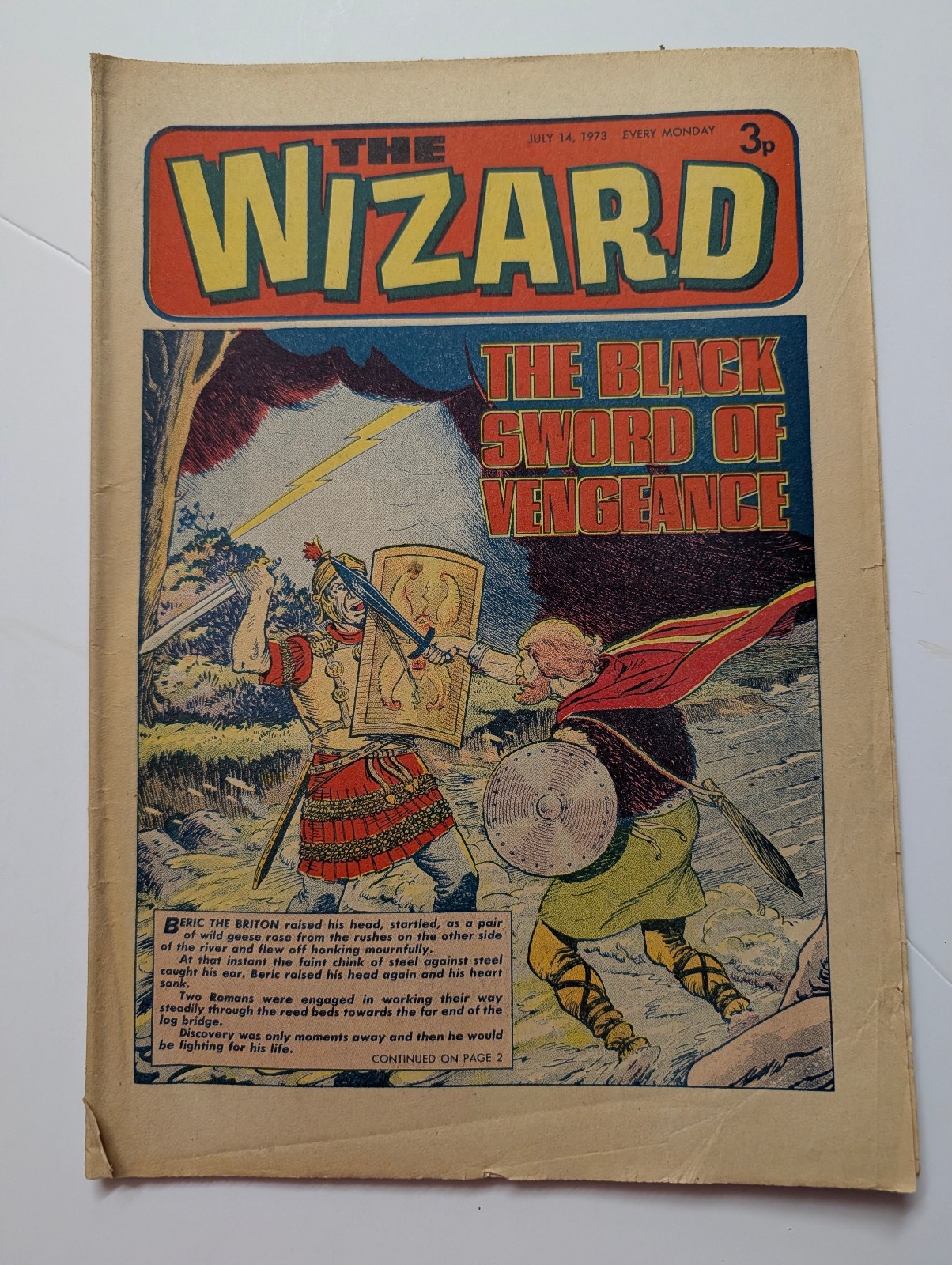 Wizard Comic, July 14th 1973.