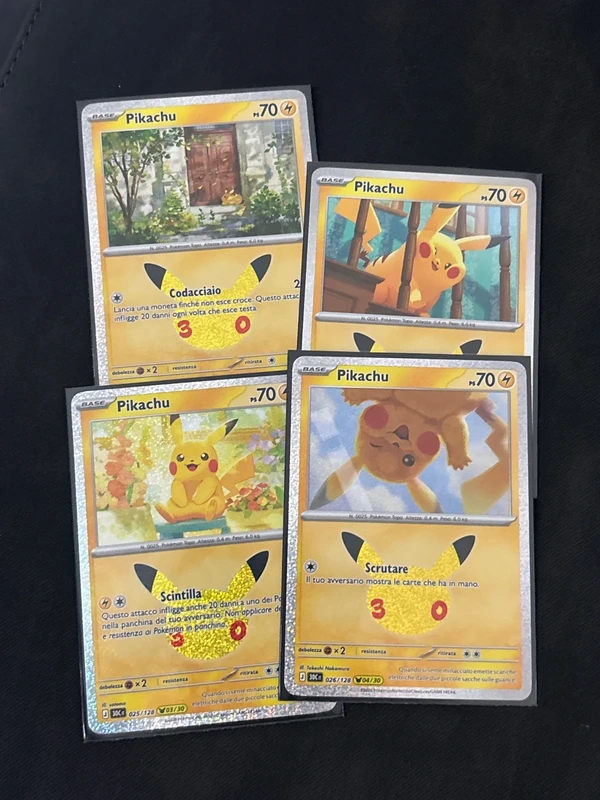 4 pikachu 30th
