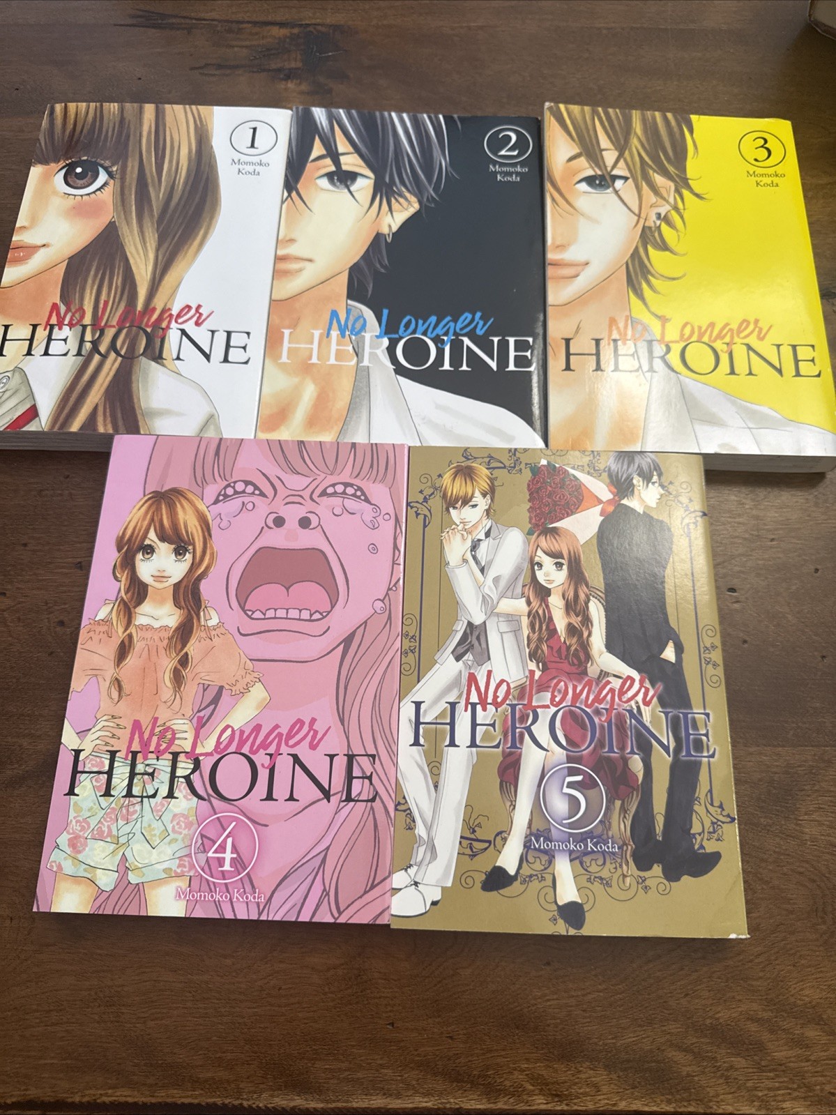 Non più eroina vol. 1-5 di Momoko Koda manga inglese commedia romantica stampa yen