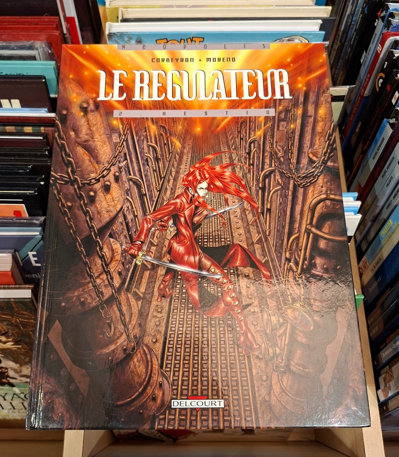 Le Régulateur T.1 Hestia _ Corbeyran - Moreno _Delcourt 1ère éd° 2004 / Dédicacé