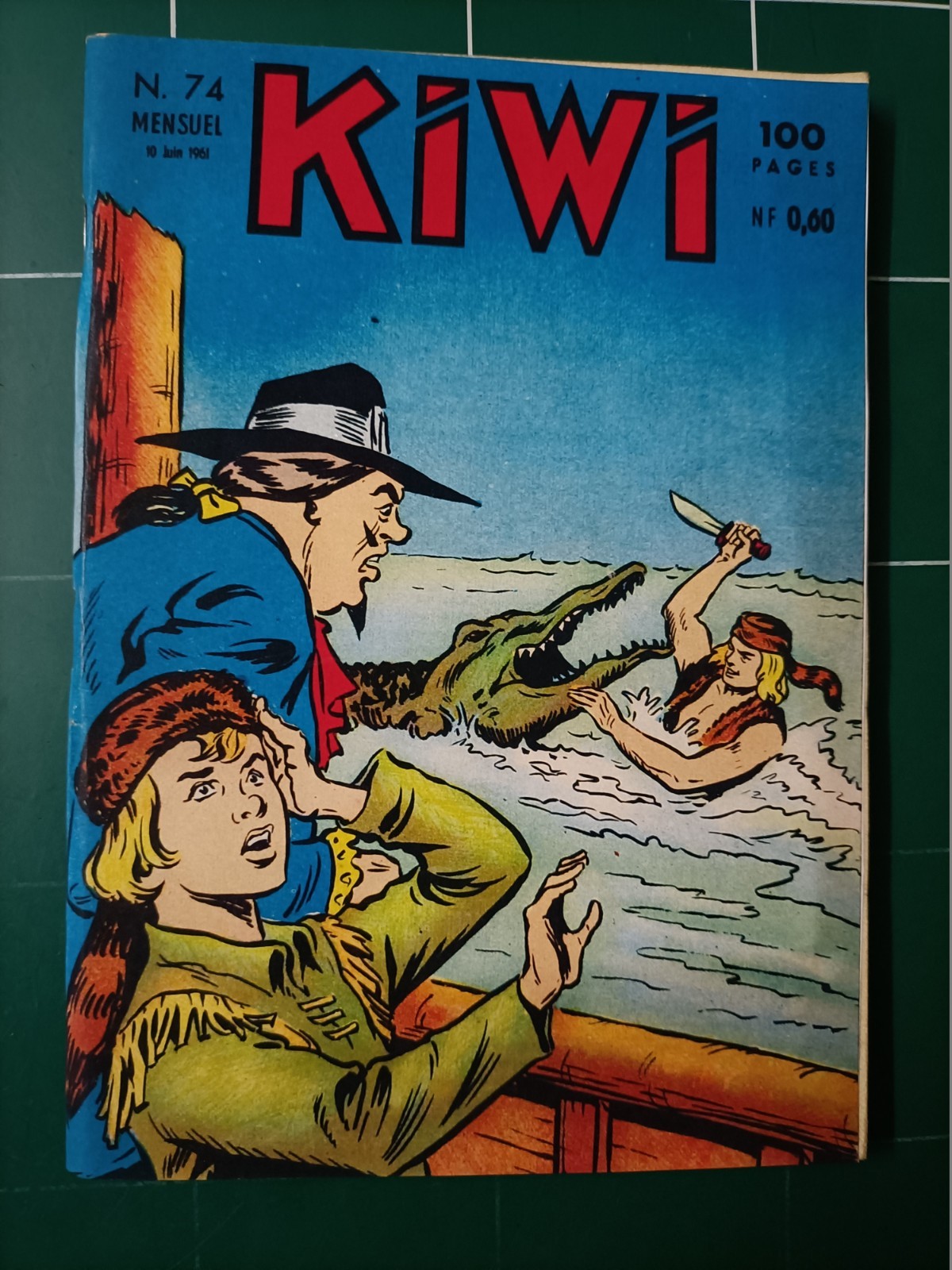 KIWI  n°  74  /  Juin  1961  /  Couverture Photocopie recto/verso  / Ed : LUG